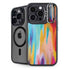 Multicolor Brush Stroke by Etta Vee iPhone 15 Pro Kickstand Case